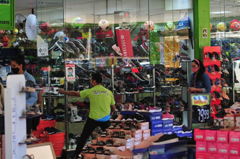 Comercio de calcados. Foto Joel Rodrigues 2