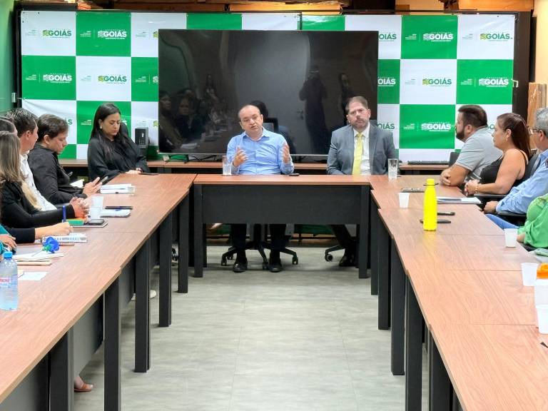 Novo secretário do Entorno, Pábio Mossoró, realiza primeira reunião com equipe da SEDF-GO