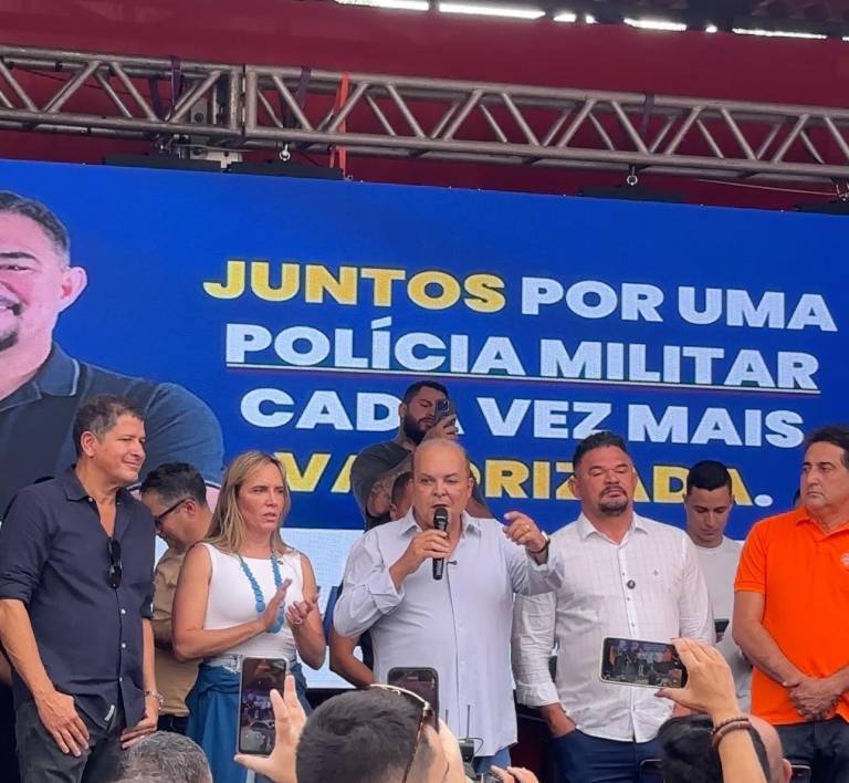 Em apoio a PMDF, Ibaneis desafia embaixador dos EUA a visitar cidades da capital