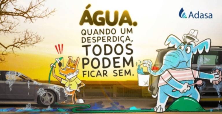 Adasa usa humor e samba para falar sério sobre o uso da água
