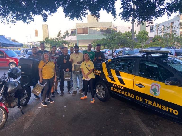 Sexta-feira (6) tem mais ação educativa para entregadores de aplicativo