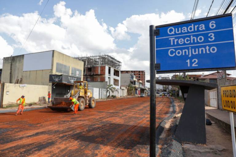 GDF inicia pavimentação da Avenida da Misericórdia em Vicente Pires