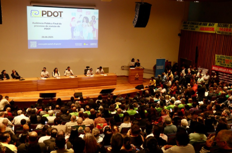 Audiência pública final do Pdot reúne mais de mil pessoas