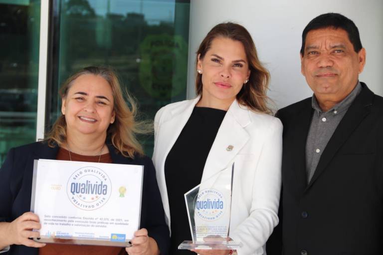 Detran-DF recebe Selo Ouro do QualiVida 2025 por excelência em qualidade de vida no trabalho