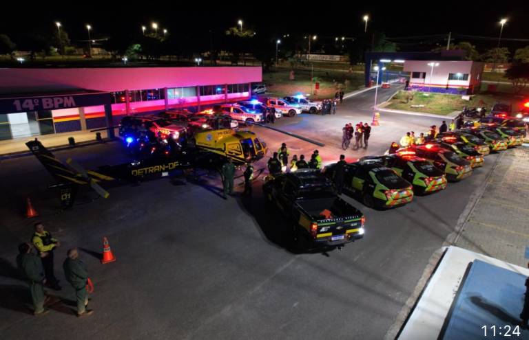 Operação integrada em Planaltina flagra 40 condutores alcoolizados