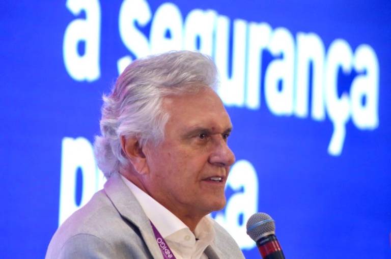 Caiado defende modelo de segurança de Goiás em evento SOS Bahia
