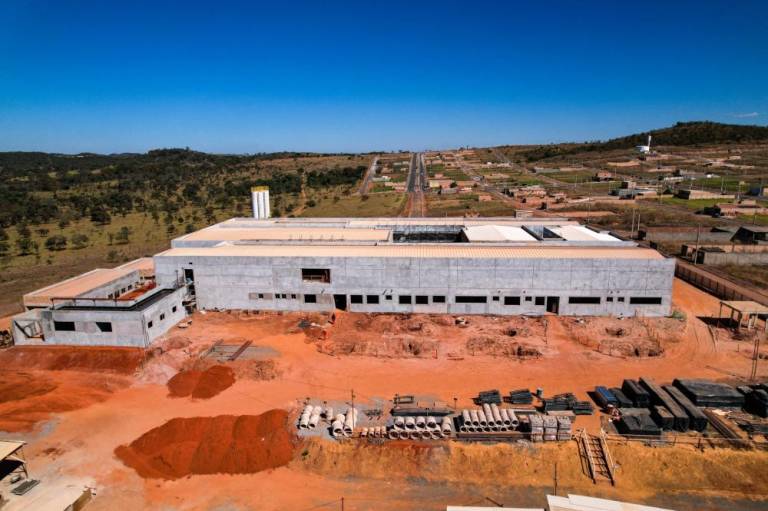 Segue em andamento as obras do hospital municipal de Novo Gama