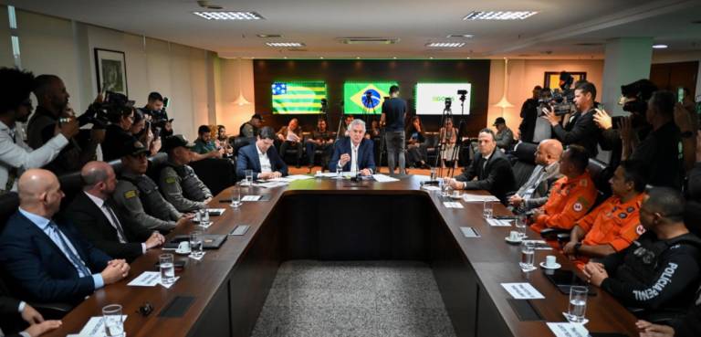 Caiado destaca queda superior a 90% em índices criminais de Goiás