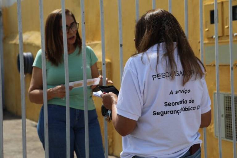 Pesquisa Distrital de Segurança conclui 1º mês de coleta de dados
