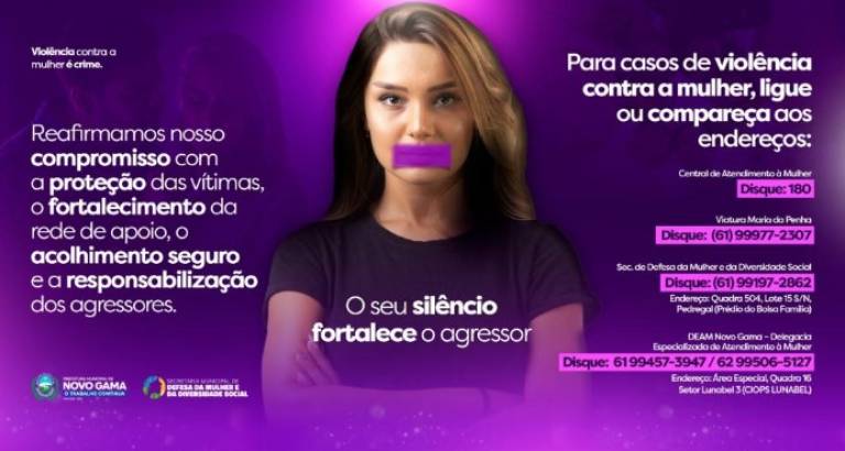 Por todas as mulheres | Rede de apoio e acolhimento em Novo Gama