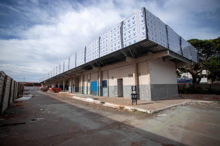 Confira o andamento das obras de reforma da rodoviária de Novo Gama