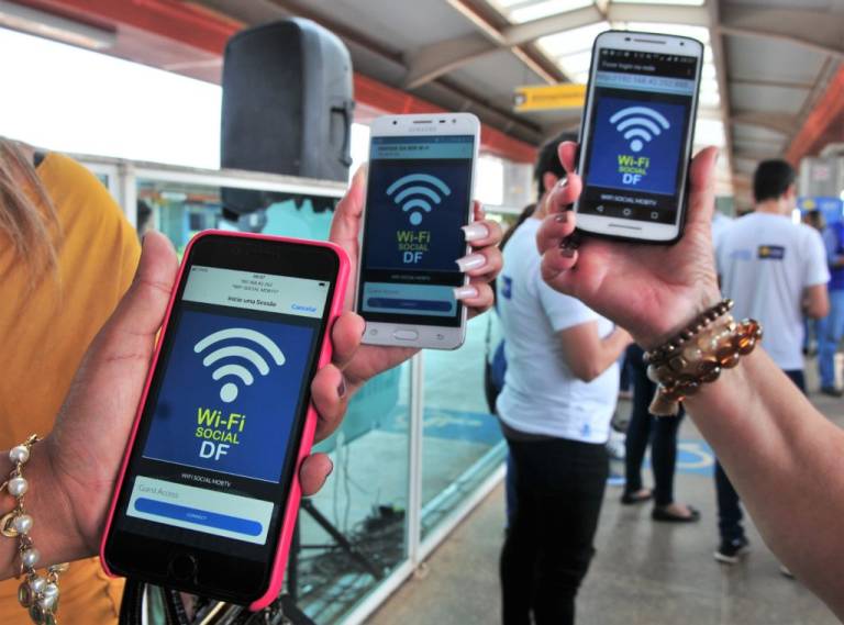 DF lidera acesso à internet no país e amplia rede pública de wi-fi gratuito