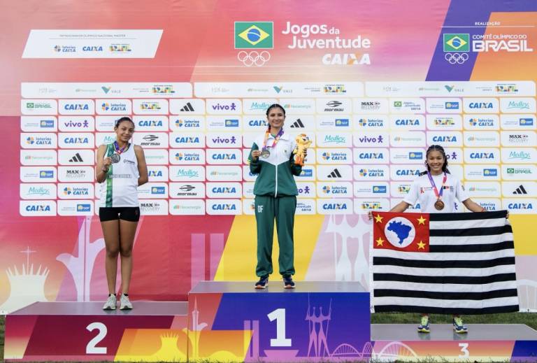 DF soma 16 medalhas e garante 5º lugar no ranking da primeira semana dos Jogos da Juventude 2025