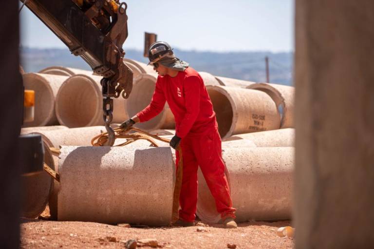 Obras do hospital de Novo Gama avançam