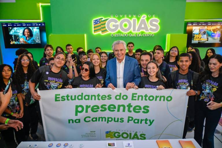 Governo de Goiás leva mais de mil alunos do Entorno à Campus Party em Goiânia