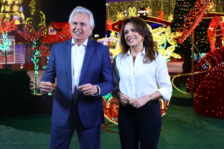 Caiado e Gracinha celebram conquistas de Goiás em mensagem de Natal