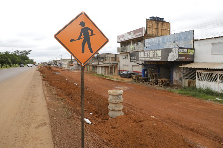 GDF vai implantar drenagem e recapeamento na DF-290, em Santa Maria