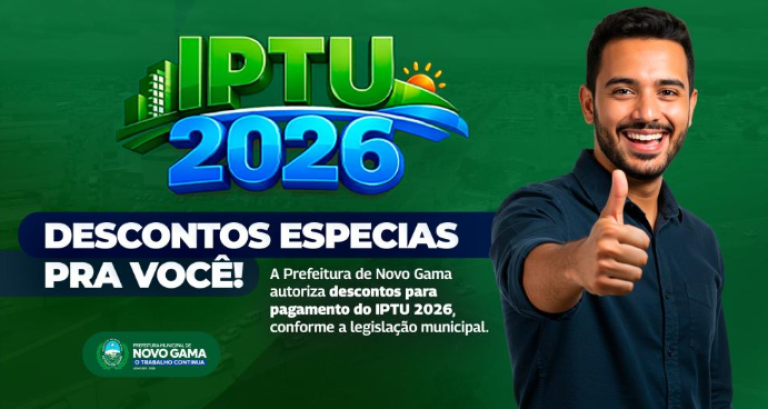 IPTU 2026: Desconto de até 40% para pagamento a vista