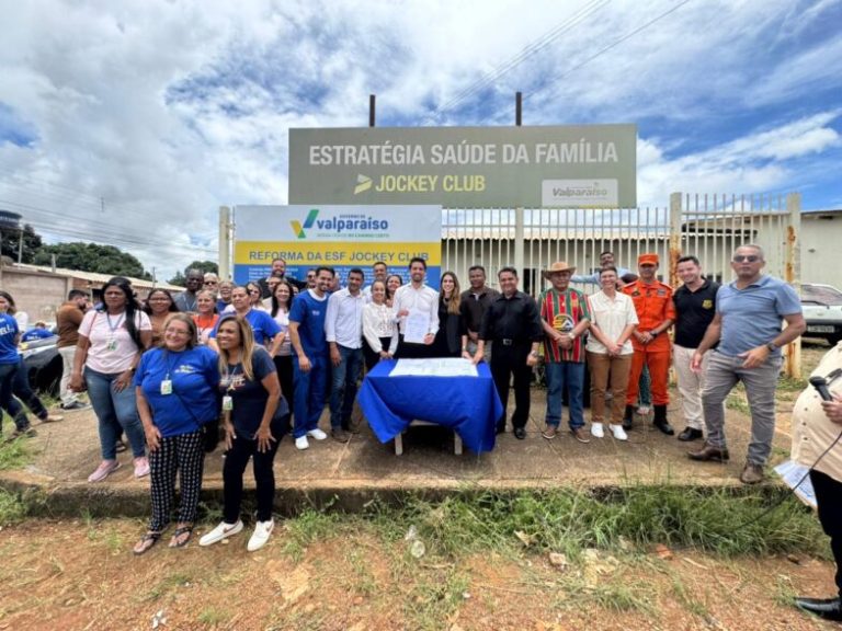 Prefeitura de Valparaíso dá ordem de inicio a reforma de unidade de saúde no Jockey Club