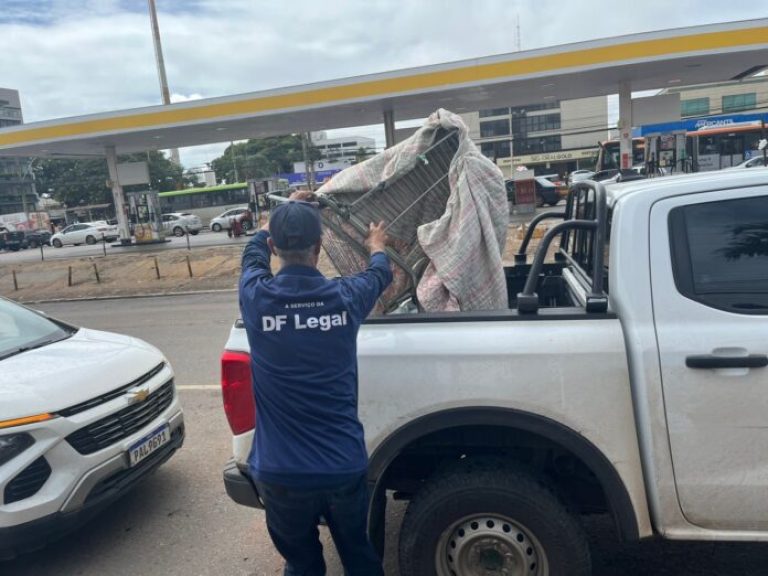 Operação combate comércio ilegal no centro de Ceilândia