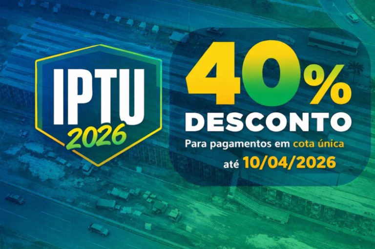 IPTU 2026 Já está disponível para emissão no site da prefeitura